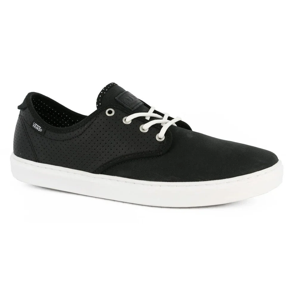 VANS Ludlow (Dots) Black Leather Sneakers MEN'S 6.5 WOMEN'S 8